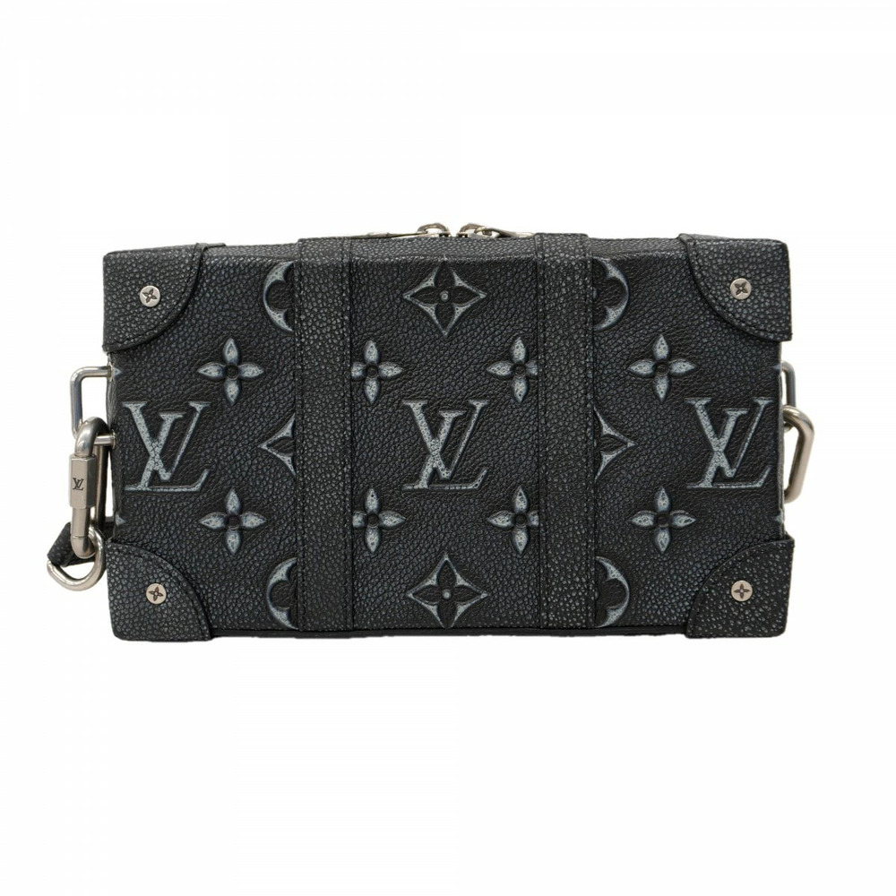 Louis Vuitton Shoulder Bag Monogram Soft Trunk Wallet Black - Picture 10 of 10
